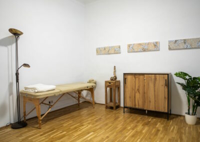 Praxis für Psychotherapie Regensburg, Dr. med. Verena Gruber, Akupunkturraum