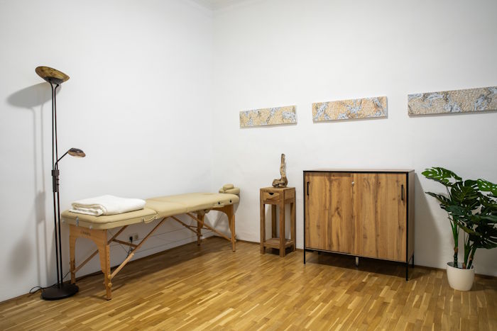 Akupunkturraum in der Psychotherapiepraxis Dr. Verena Gruber in Regensburg